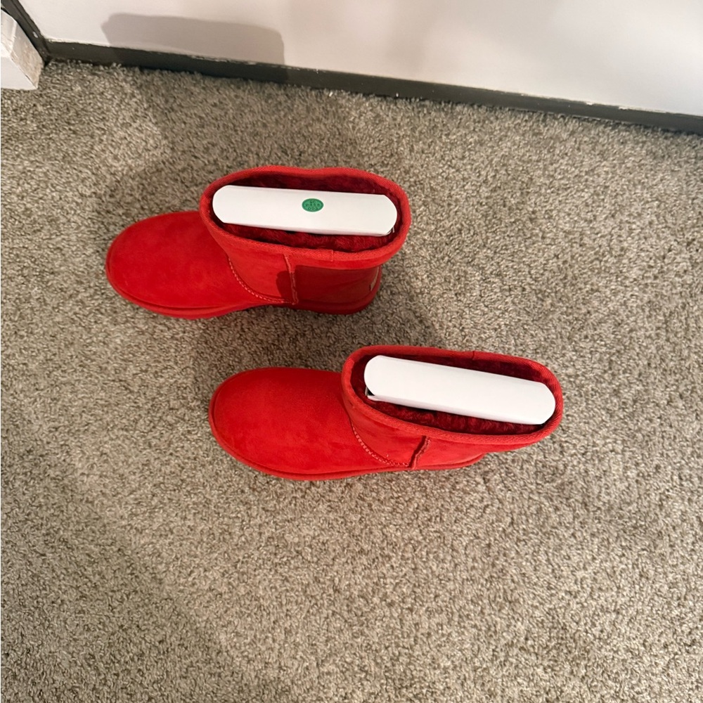 Vibrant Red Women’s Boots